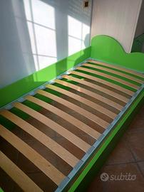 Letto singolo 180x90 con "anta" alzabile