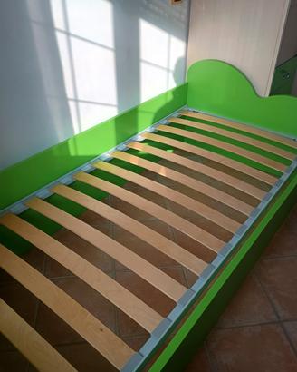 Letto singolo 180x90 con "anta" alzabile