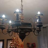 lampadario arte povera