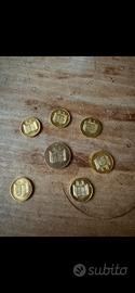 Lorto di 7 medaglie commemorative Rizzoli 1969