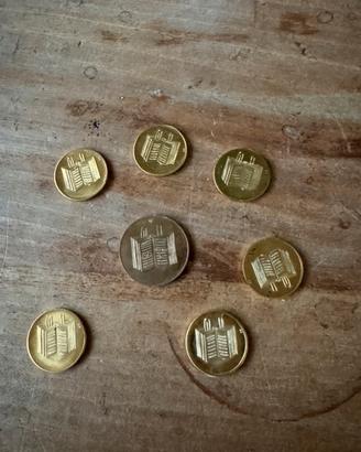 Lorto di 7 medaglie commemorative Rizzoli 1969