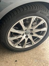 Cerchi e gomme audi a4 b9  225/50/17