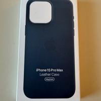 Cover iPhone 15 pro max originale pelle