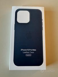 Cover iPhone 15 pro max originale pelle