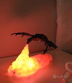 Lampada 3D Drago.