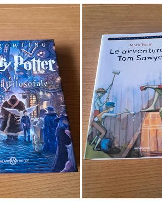 2 libri: Harry Potter e la pietra filosofale e le 