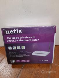 Modem Router  Netis - 150Mbps Wireless N ADSL2+