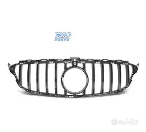 GRIGLIA MERCEDES CLASSE C W205 14-18 LOOK GTR NERO