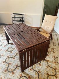 Tavolo sedie e cuscineria ikea