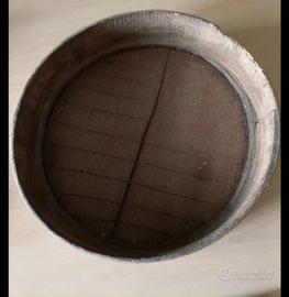 setaccio antico in legno e ferro anni 30 per grano