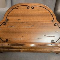 Leggio da tavola in legno costruzione artigianale