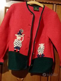 giacca bambina 10/12 anni in pura lana cotta