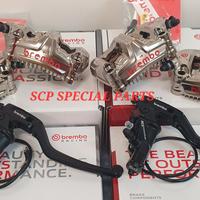 BREMBO PINZE GP4MS POMPA 17 RCS CORSA CORTA CNC