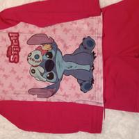 Pigiama bimba Stitch a maniche lunghe