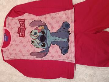 Pigiama bimba Stitch a maniche lunghe
