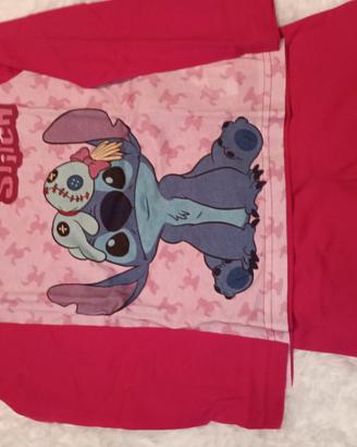 Pigiama bimba Stitch a maniche lunghe