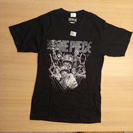 T-shirt One Piece nera taglia S
