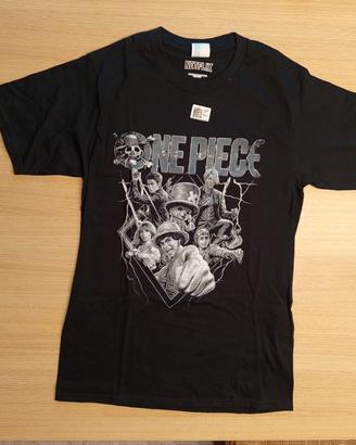 T-shirt One Piece nera taglia S