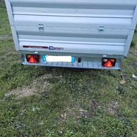 Rimorchio Cresci portata 1100 kg doppio asse