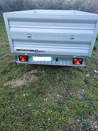 Rimorchio Cresci portata 1100 kg doppio asse