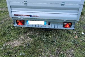 Rimorchio Cresci portata 1100 kg doppio asse