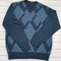 Maglione Uomo Blu Taglia 52