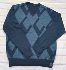 Maglione Uomo Blu Taglia 52