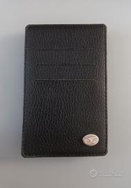 Portafoglio e portatessere in pelle