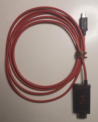 Cavo adattatore MHL HDMI microUSB Samsung Huawei