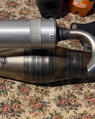 Marmitta artigianale per  Phantom 100 Morini