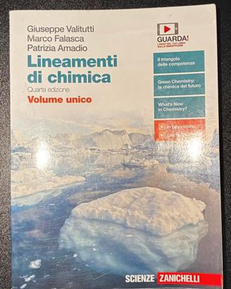 Libro di chimica "Lineamenti di Chimica" vol.U