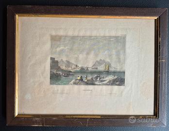 Stampa originale francese raffigurante Palermo