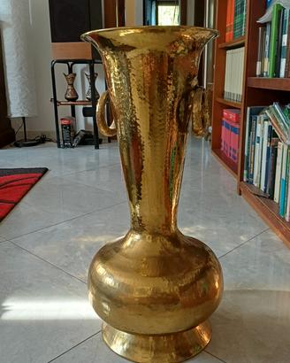 Grande Vaso da pavimento in Ottone