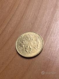 Moneta rara 200 lire 70 aeronautica