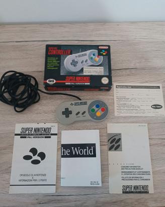 Joystick controller supernintendo con scatola box