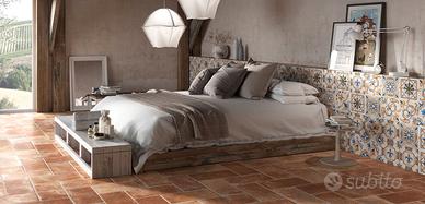 Pavimento gres effetto cotto serie Tuscany Rondine