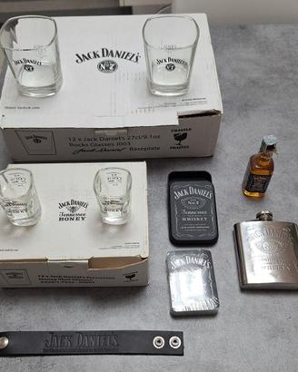 JACK DANIELS BICCHIERI E GADGETS