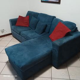 Divano con penisola contenitore 