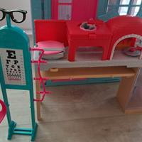 barbie set pizza e oculista