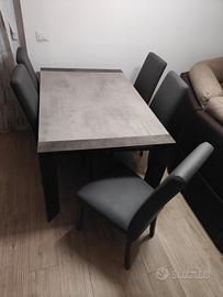 Tavolo Wood + 6 sedie Mondo convenienza