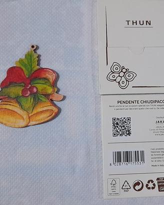 set 3 pendenti chiudipacco thun Conad