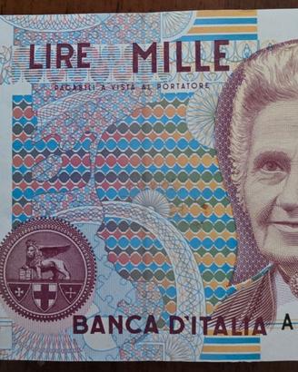 Banconota 1.000 (mille) lire 1990 Tripla A
