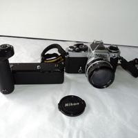 NIKON FE + NIKON MOT MD 12 PERFETTE CONDIZIONI