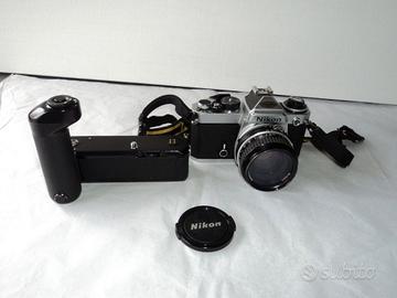 NIKON FE + NIKON MOT MD 12 PERFETTE CONDIZIONI