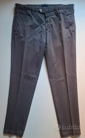 Pantaloni Chino Gutteridge Grigio Slim Taglia 50