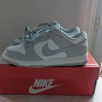 Nike Dunk Low Grigio e Bianco 39 Nuove
