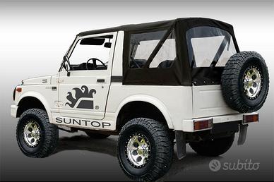 Capote Suzuki Samurai SJ Standard Suntop - Nera