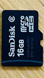 4 Micro SD (16GB SanDisk, 8GB Samsung, 2GB e 1 GB