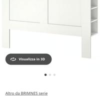 testata letto brimnes ikea