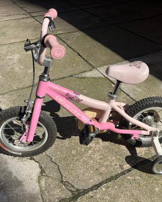 Bici per bambina 3-5 anni Specialized con rotelle